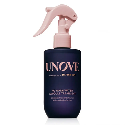 Незмивний спрей-догляд для захисту і відновлення пошкодженого волосся UNOVE No-Wash Water Ampoule Treatment, 200мл 5003 фото