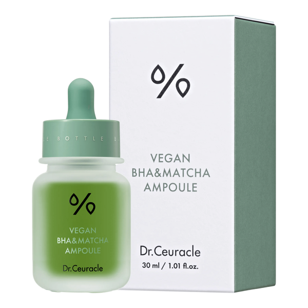 Ампульная сыворотка с BHA кислотой и экстрактом чая Матча Dr.Ceuracle Vegan BHA&Matcha Ampoule 30мл 2845 фото