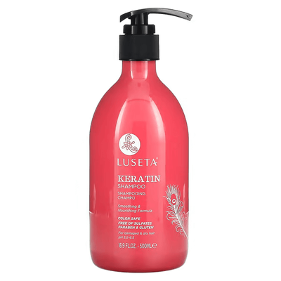 Шампунь для волосся Luseta Beauty Keratin Shampoo з кератином, 500 мл 1601 фото