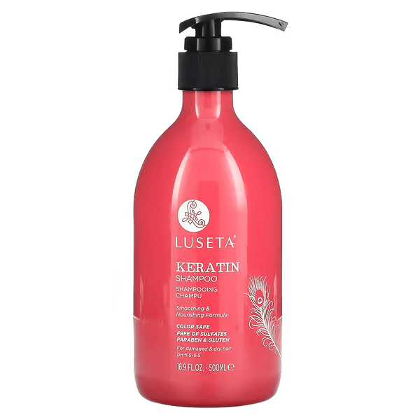 Шампунь для волос Luseta Beauty Keratin Shampoo с кератином, 500 мл 1601 фото