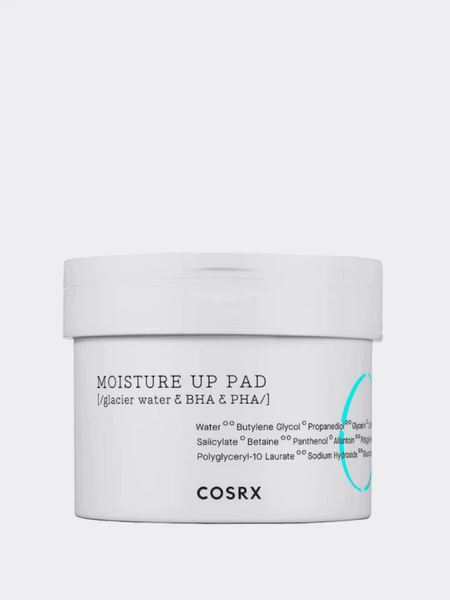 Зволожуючі педи для чутливої шкіри COSRX One Step Moisture Up Pad 70 шт 5711 фото