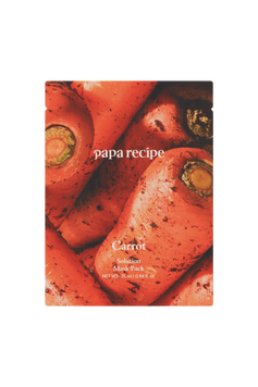 Тканевая маска с экстрактом моркови Papa Recipe Carrot Solution Mask Sheet 25 мл 03082 фото