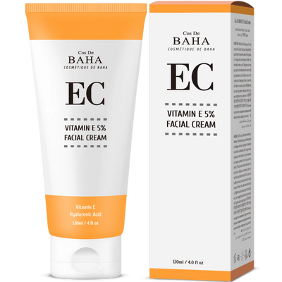 Крем для обличчя з вітаміном Е COS DE BAHA Vitamin E 5% Facial Cream 120 мл 3730 фото
