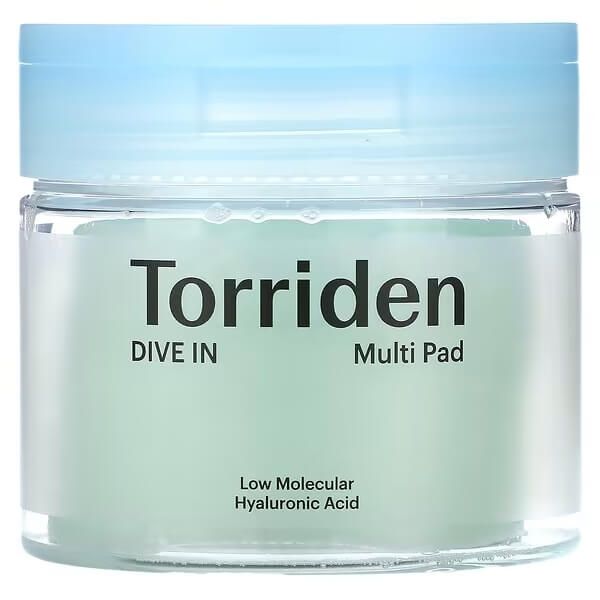 Увлажняющие пэды с гиалуроновой кислотой Torriden Dive-In Low Molecule Hyaluronic Acid Multi Pad 80шт 7005 фото