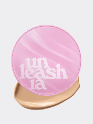 Тональний кушон з вологим фінішем у персиковому відтінку з нейтральним підтоном UNLEASHIA Dont Touch Glass Pink Cushion #25N Molten 5403 фото