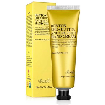 Крем для рук з маслом ши та кокосом Benton Shea Butter and Coconut Hand Cream, 50 г 3316 фото