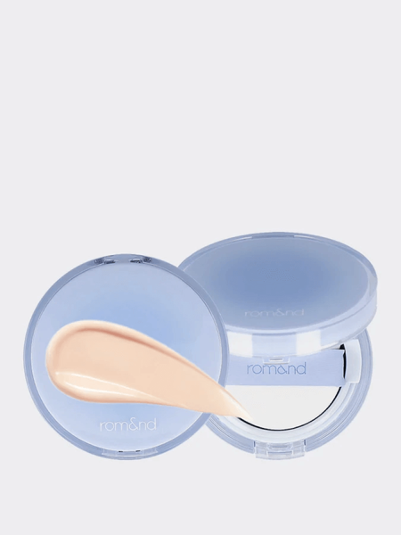 Тональний кушон з вологим фінішем у нюдовому відтінку rom&nd Bare Water Cushion 01 Porcelain 17 SPF38 PA++++ 6144 фото