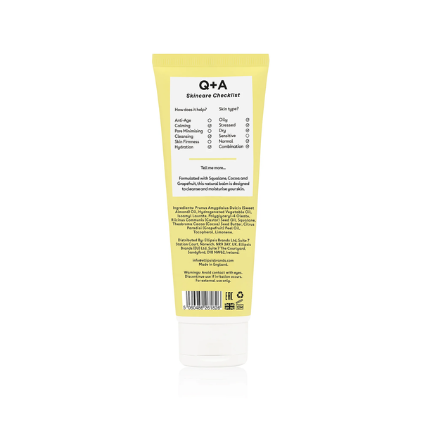 Очищающий бальзам для лица с грейпфрутом Q+A Grapefruit Cleansing Balm 125мл 3204 фото