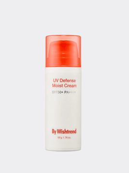 Зволожуючий сонцезахисний крем із рослинними екстрактами By Wishtrend UV Defense Moist Cream SPF50+ PA++++ 50 г 3537 фото