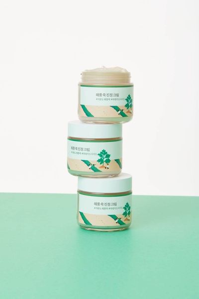 Успокаивающий крем с морской полынью Round Lab Mugwort Calming Cream 80 мл 4204 фото