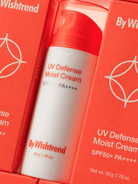 Увлажняющий солнцезащитный крем с растительными экстрактами By Wishtrend UV Defense Moist Cream SPF50+ PA++++ 50 г 3537 фото