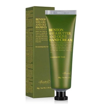 Крем для рук с маслом ши и оливы Benton Shea Butter and Olive Hand Cream, 50 г 3317 фото