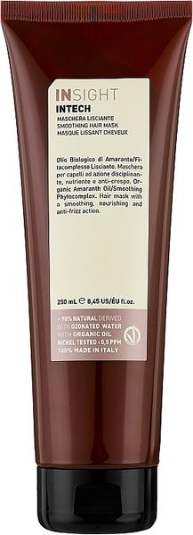 Разглаживающая маска для волос Insight Intech Smoothing Hair Mask 250 мл 7724 фото