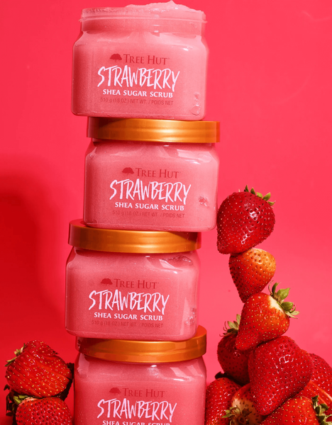 Скраб для тела Tree Hut Strawberry Sugar Scrub 510 г 3914 фото