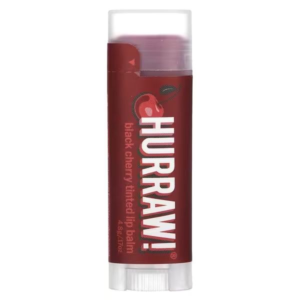 Бальзам для губ с вишневым оттенком Hurraw! Black Cherry Tinted Lip Balm 8601 фото