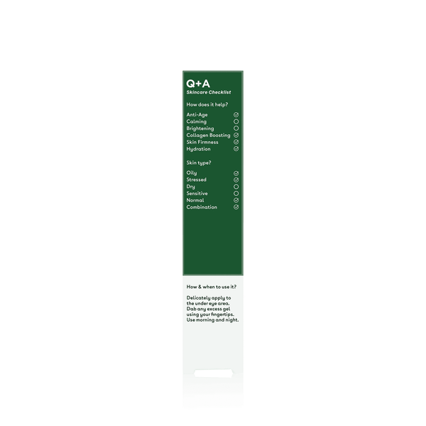 Гель для зони навколо очей Q+A Seaweed Peptide Eye Gel 15 мл 3234 фото