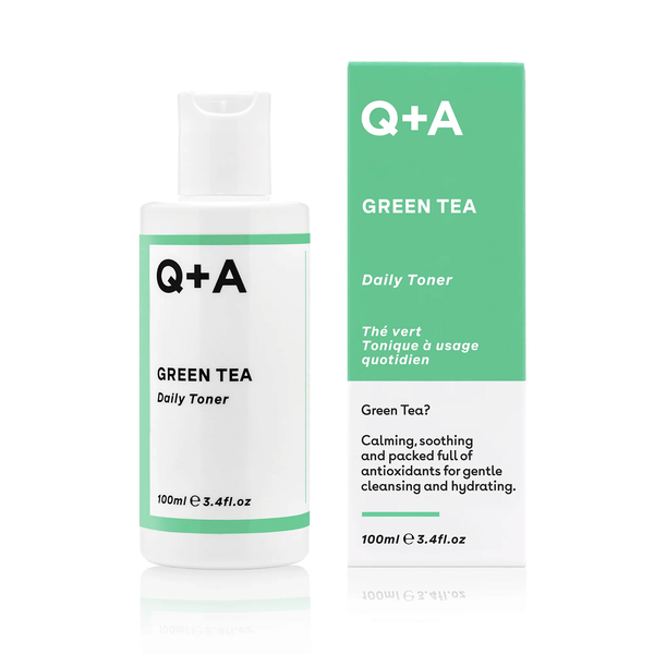 Заспокійливий тонер для обличчя з зеленим чаєм Q+A Green Tea Daily Toner 3206 фото