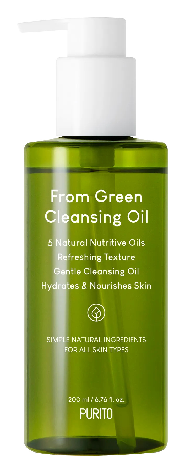 Органическое гидрофильное очищающее масло PURITO From Green Cleansing Oil 200мл